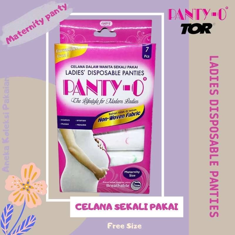Product image CD / Celana Dalam Ibu Wanita Hamil Sekali Pake Disposable Maternity Panty O all variant Maternity Panty O