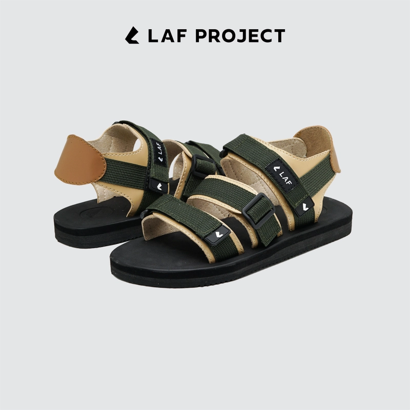 Product image LAF Project - LAF Project - Sandal Gunung Pria Wanita Casual Hiking Haji Umrah Hijrah - Jack V1 40 Black Cream Army