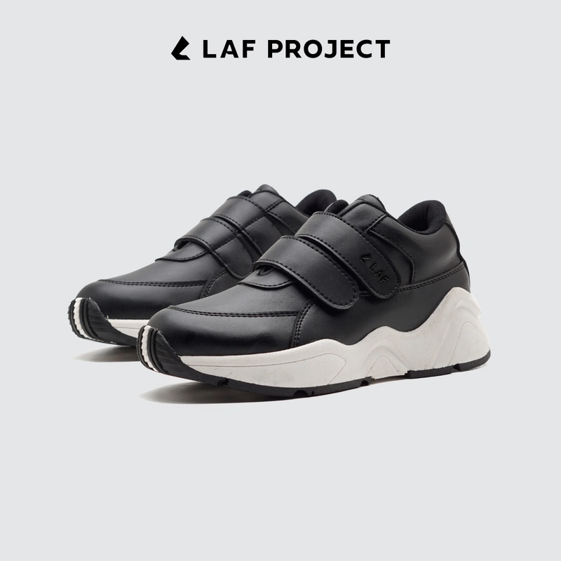 Product image LAF Project - Sepatu Anak Laki laki Perempuan Sneakers Sekolah Casual - Tom Tom 31 Black White