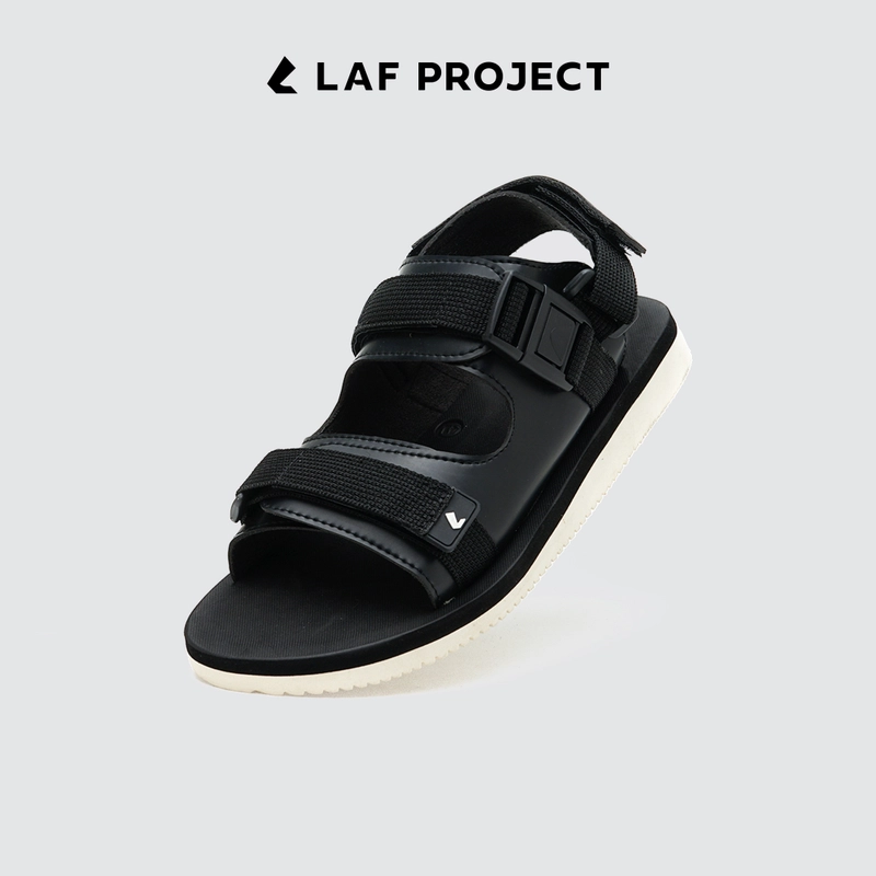 Product image LAF Project - Sandal Gunung Pria Wanita Hiking Haji Umrah Kasual Casual Anti Licin - Jack V2 36 Black White