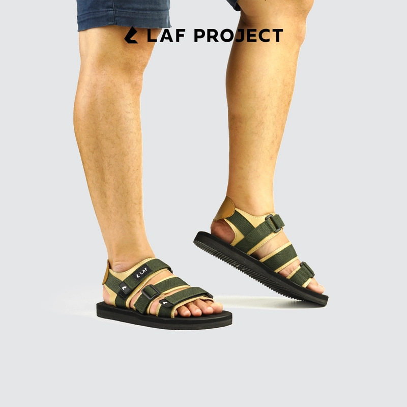 Product image LAF Project - LAF Project - Sandal Gunung Pria Wanita Casual Hiking Haji Umrah Hijrah - Jack V1 40 Black Cream Army