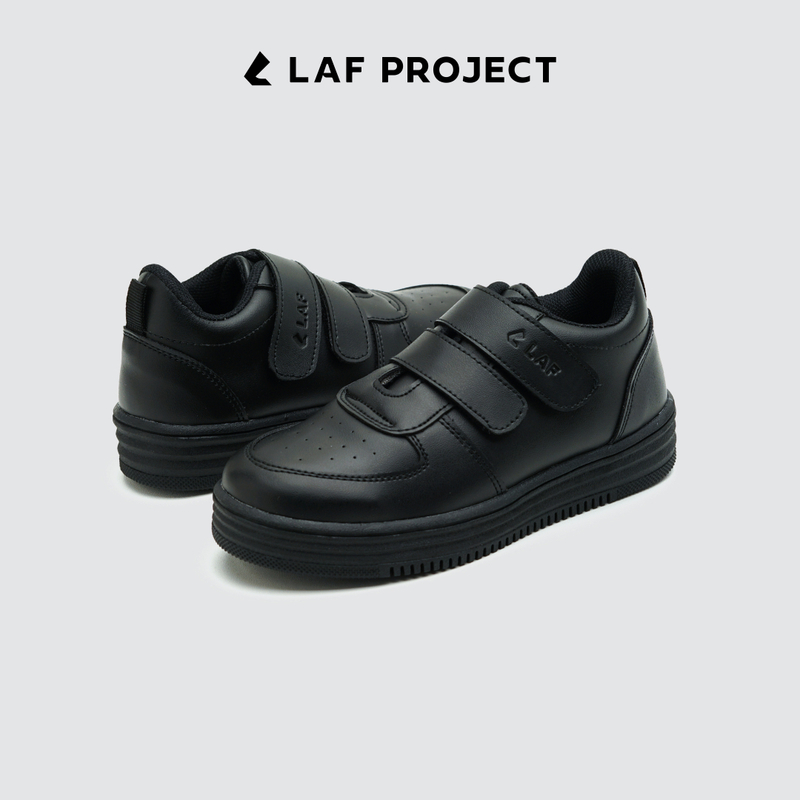 Product image LAF Project - Sepatu Anak Laki laki Perempuan Sneakers Sekolah Casual Kasual - Sagan 31 Full Black