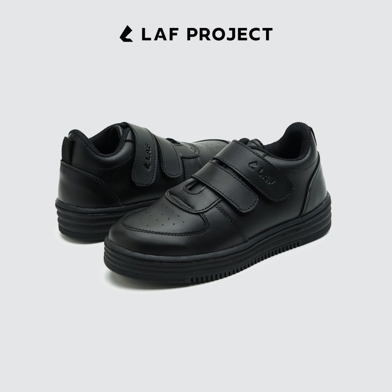 Product image LAF Project - Sepatu Anak Laki laki Perempuan Sneakers Sekolah Casual Kasual - Sagan 31 Full Black