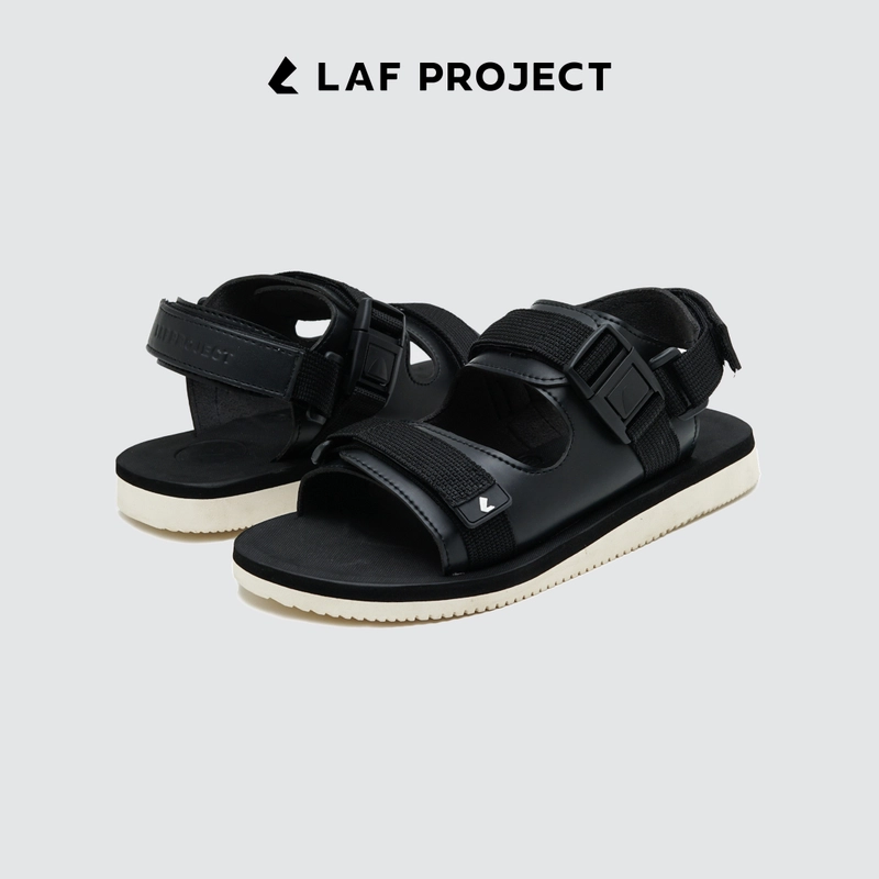 Product image LAF Project - Sandal Gunung Pria Wanita Hiking Haji Umrah Kasual Casual Anti Licin - Jack V2 36 Black White