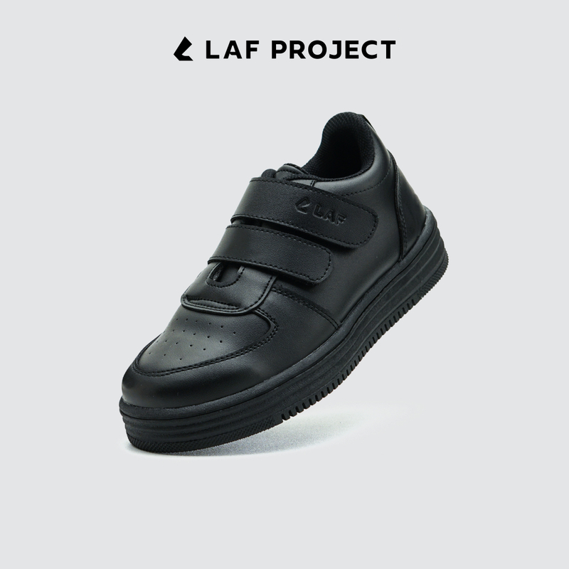 Product image LAF Project - Sepatu Anak Laki laki Perempuan Sneakers Sekolah Casual Kasual - Sagan 31 Full Black