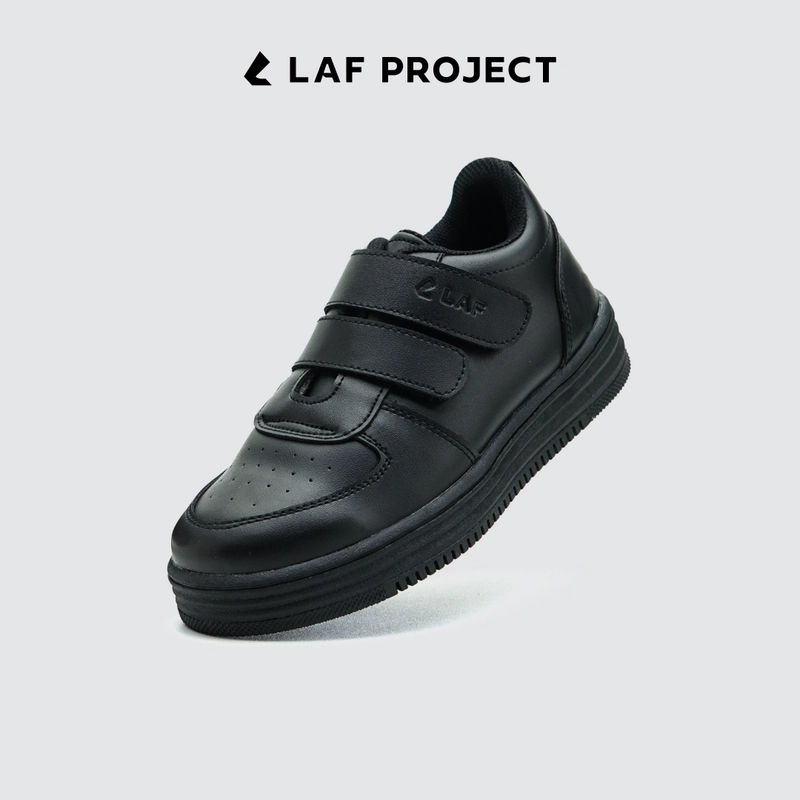 Product image LAF Project - Sepatu Anak Laki laki Perempuan Sneakers Sekolah Casual Kasual - Sagan 31 Full Black