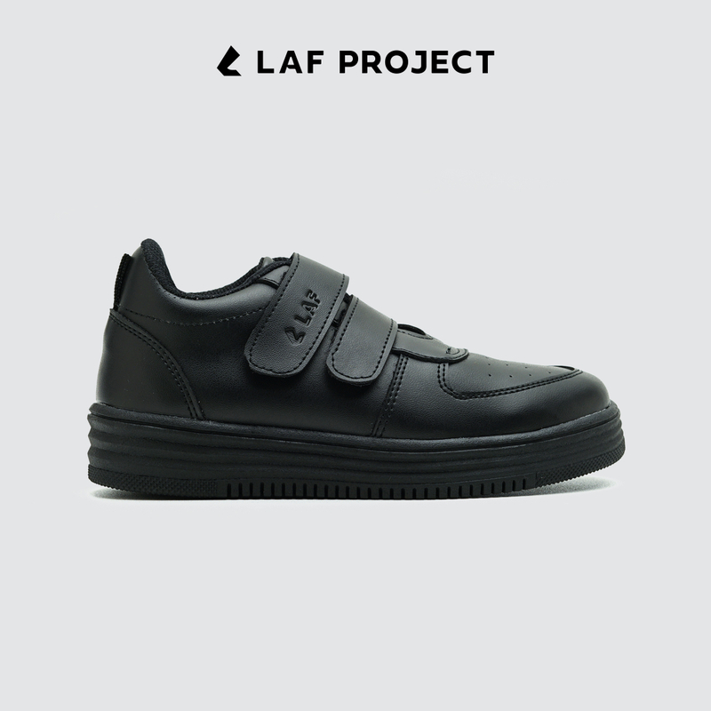 Product image LAF Project - Sepatu Anak Laki laki Perempuan Sneakers Sekolah Casual Kasual - Sagan 31 Full Black