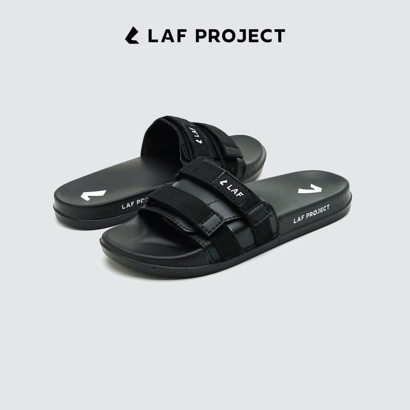 Product image LAF Project - Sandal Anak Laki Laki Perempuan Slide Sendal Anti Licin Ringan Selop - Gorka Kids 26 Full Black