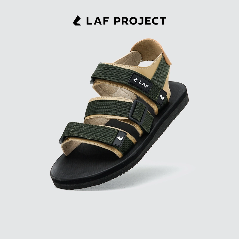 Product image LAF Project - LAF Project - Sandal Gunung Pria Wanita Casual Hiking Haji Umrah Hijrah - Jack V1 40 Black Cream Army