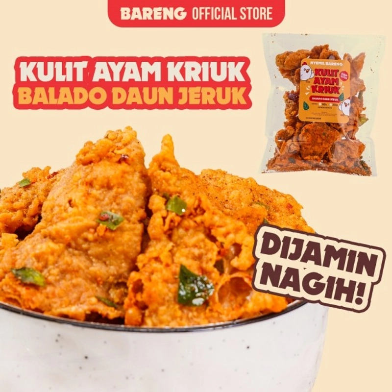 Product image Lahap Bareng - Kulit Kriuk Mala 230gr Pedas Mala
