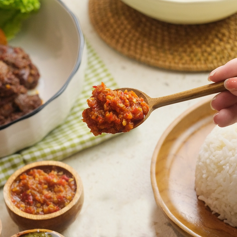 Product image Lahap Bareng - Sambel Terasi 110gr Pedas Gurih