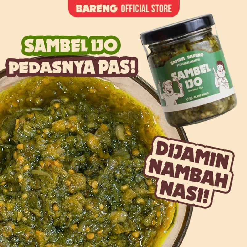 Product image Lahap Bareng - Sambel Ijo 110gr Pedas Gurih