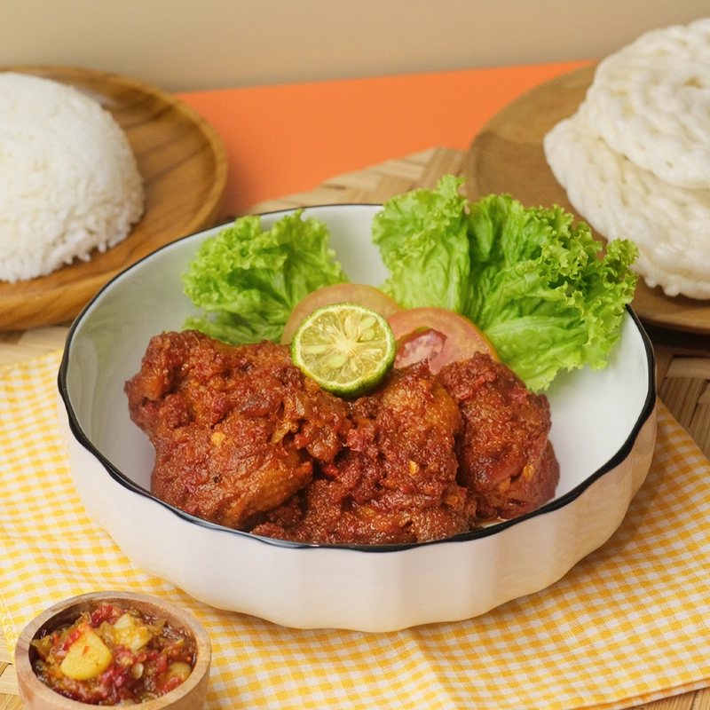 Product image Lahap Bareng - Ayam Pedas Nikmat 150gr Pedas Santai