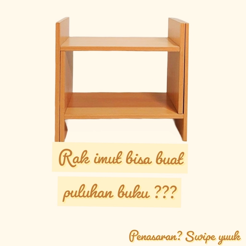 Product image Level One Home Gallery - Rak Buku Kayu Flexy H Rak Susun Fleksibel Serbaguna Multifungsi Minimalis 4000g White