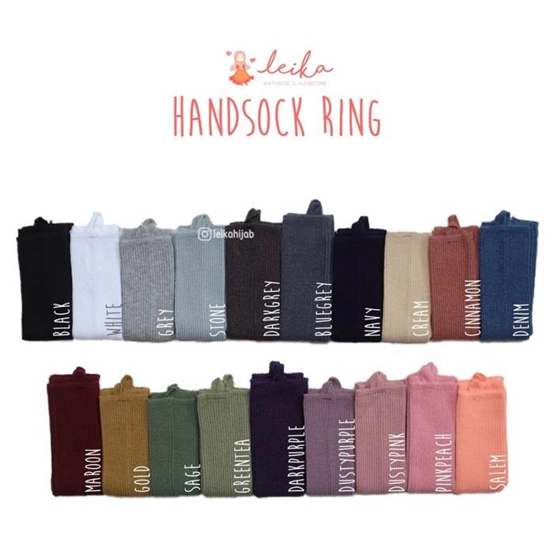 Product image Leika Hijab - Handsock Ring All Size Dusty pink