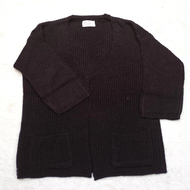 Product image Leika - Cardigan Rajut Oversize -Anak 5-8 th All Size Coffee