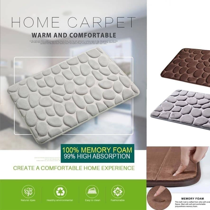 Product image Lilopilo - Keset Kaki Rumah Memory Foam Coral Larva Red