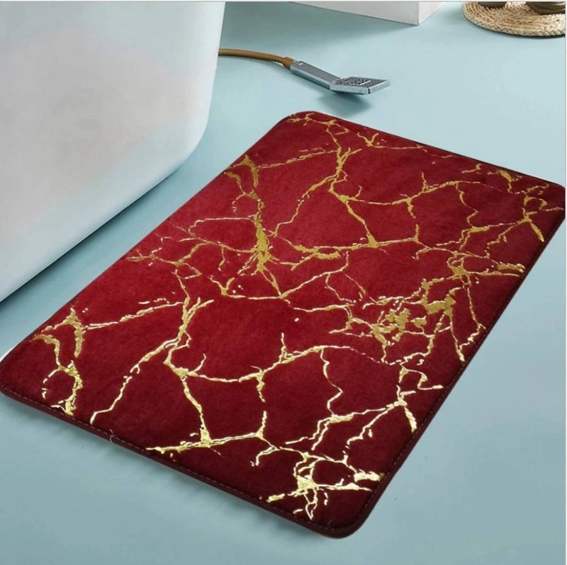 Product image Lilopilo - Keset Kaki Rumah Memory Foam Coral Larva Red