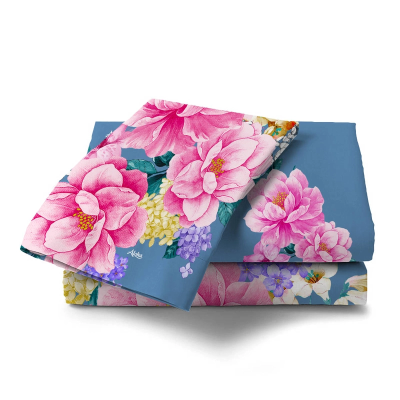 Product image LADY ROSE OFFICIAL - ALOHA Sprei King Safira 180x200 Bantal 4