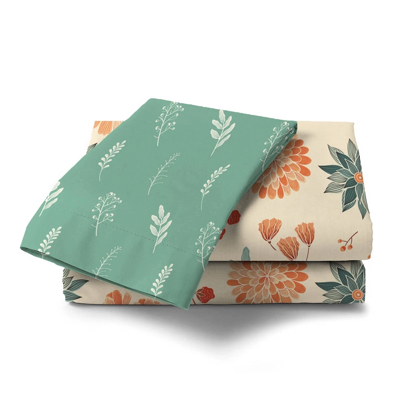 Product image LADY ROSE OFFICIAL - Aloha Sprei King Gardenia 180x200 Bantal 2