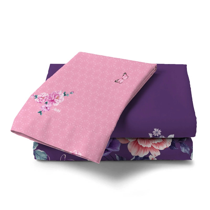 Product image LADY ROSE OFFICIAL - ALOHA Sprei King Belvina 180x200 Bantal 2