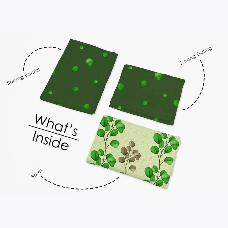 Product image LADY ROSE OFFICIAL - ILLUSIONS Sprei King Ghina 180x200 Bantal 2