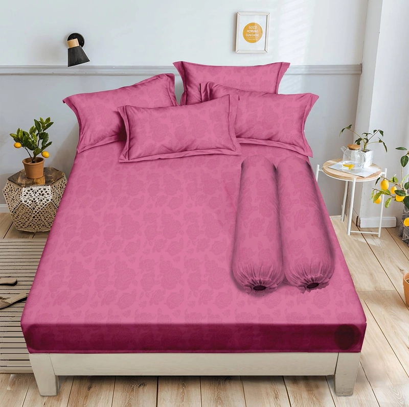 Product image LADY ROSE OFFICIAL - Aloha Sprei King Fuchsia 180x200x20 Bantal 2