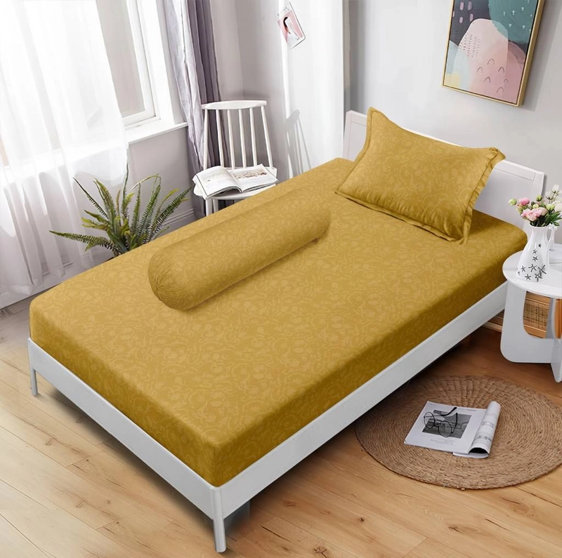 Product image LADY ROSE OFFICIAL - VALLERY QUINCY Sprei Single Emboss Golden 120x200 Flat