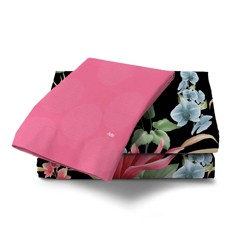 Product image LADY ROSE OFFICIAL - ALOHA Sprei King Monica 180x200 Bantal 4