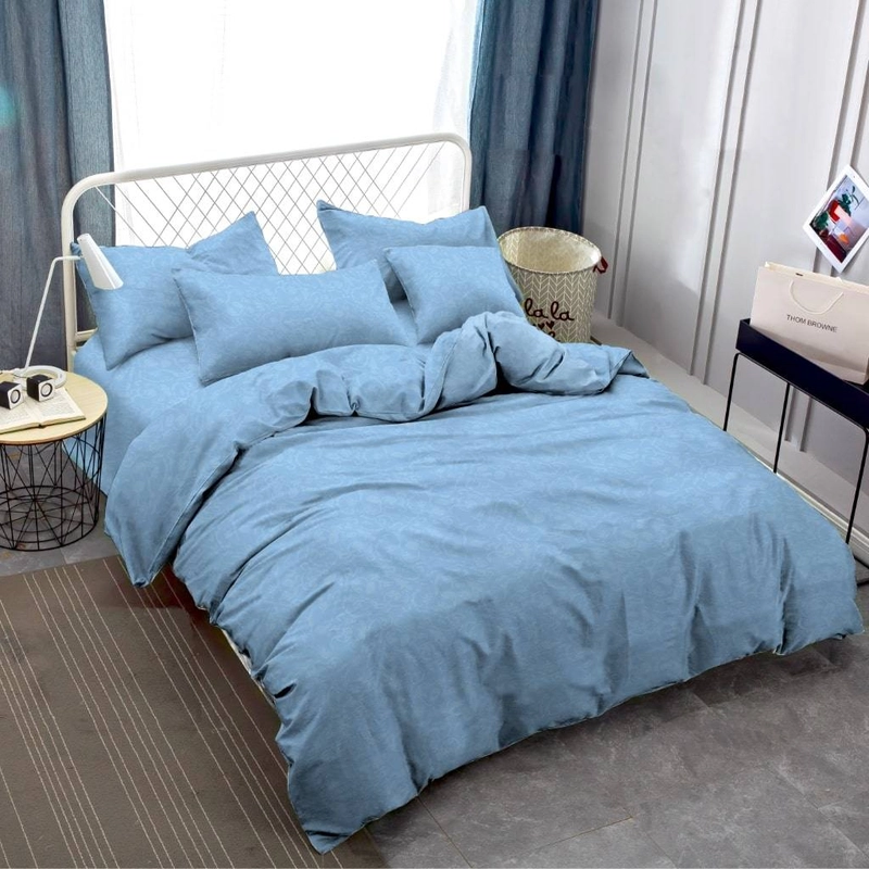 Product image LADY ROSE OFFICIAL - VALLERY QUINCY Bed Cover King Emboss Light Blue 180x200 Flat