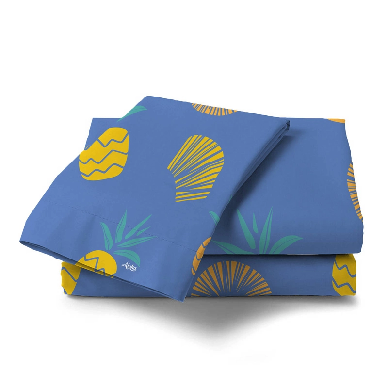 Product image LADY ROSE OFFICIAL - ALOHA Sprei King Pineapple 180x200 Bantal 4