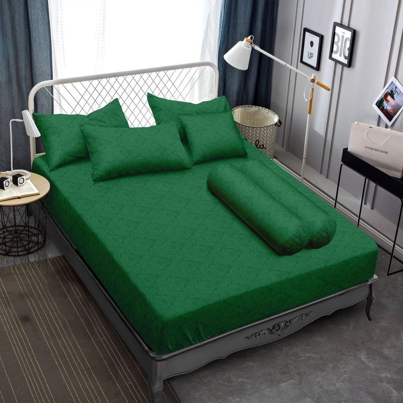 Product image LADY ROSE OFFICIAL - VALLERY QUINCY Bed Cover Queen Emboss Dark Green 160x200 Flat