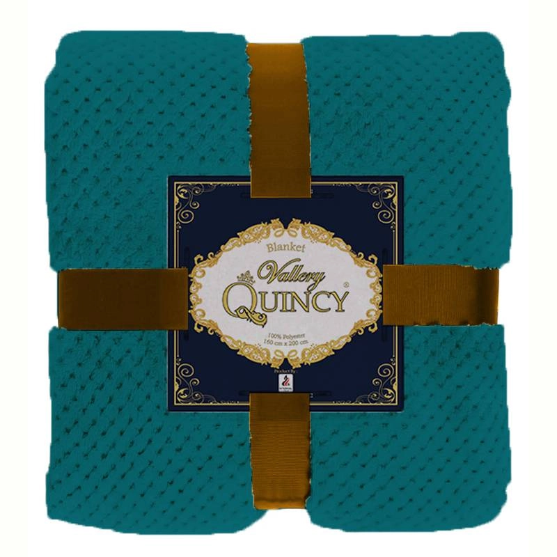 Product image LADY ROSE OFFICIAL - VALLERY QUINCY Blanket Luxury Royal Blue 160x200 Selimut