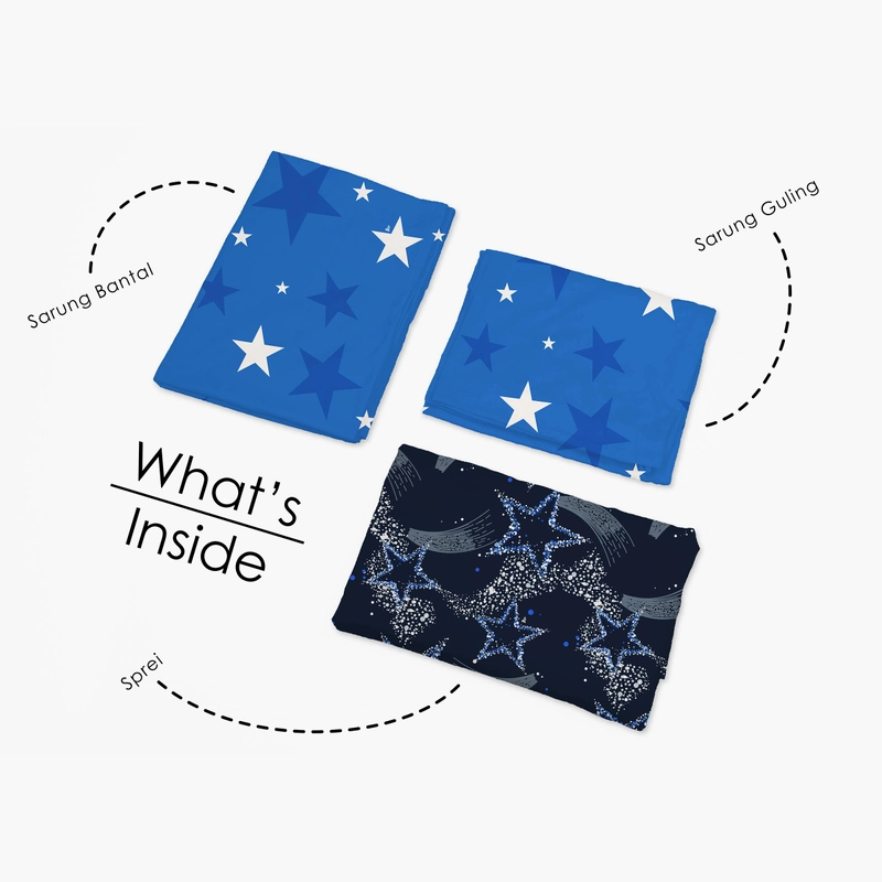 Product image LADY ROSE OFFICIAL - ALOHA Sprei King Azela 180x200 Bantal 2