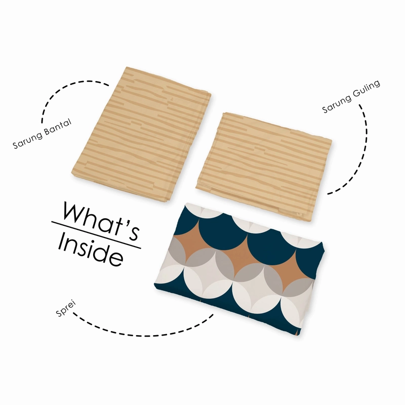 Product image LADY ROSE OFFICIAL - ALOHA Sprei King Yuri 180x200 Bantal 4