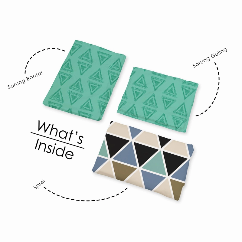 Product image LADY ROSE OFFICIAL - Aloha Sprei King Winter 180x200 Bantal 4