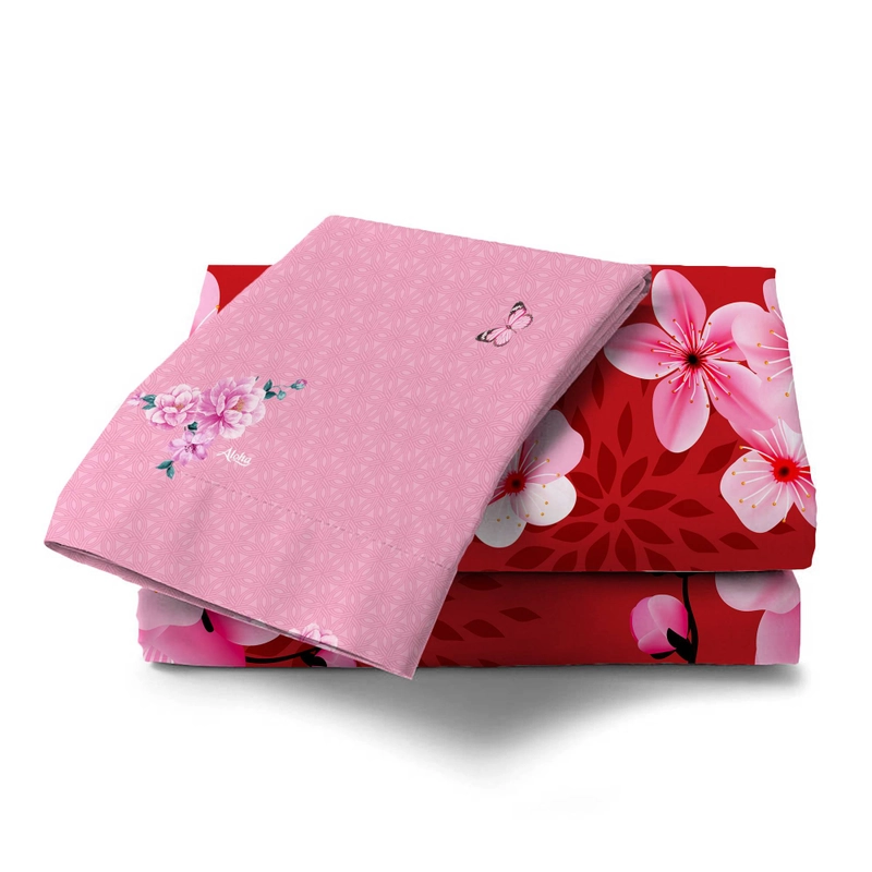 Product image LADY ROSE OFFICIAL - ALOHA Sprei King Hinata 180x200 Bantal 4