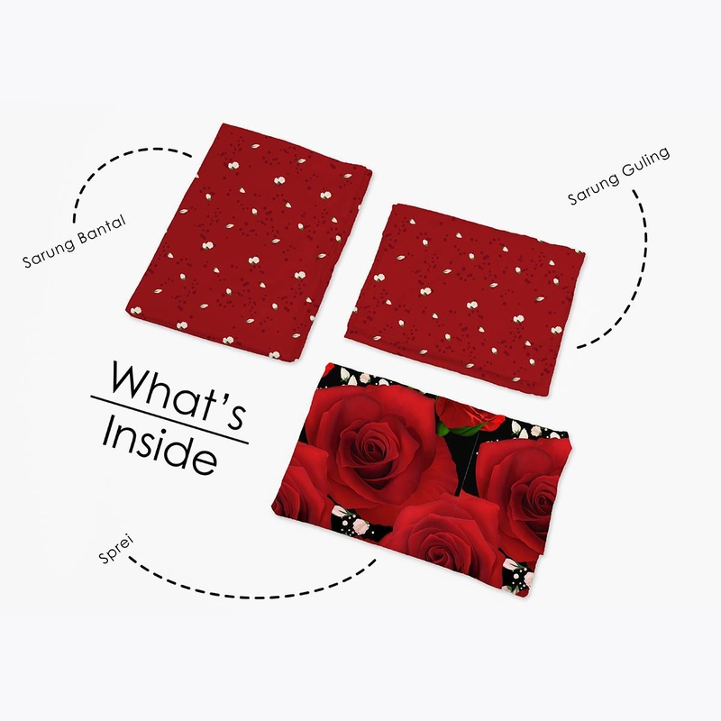 Product image LADY ROSE OFFICIAL - ILLUSIONS Sprei Single Sabrina 120x200 Flat