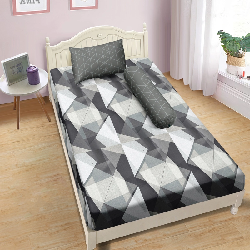 Product image LADY ROSE OFFICIAL - Aloha Max x Ayu Ting Ting Bed Cover Set Geoma 120x200x25 Single Fitted