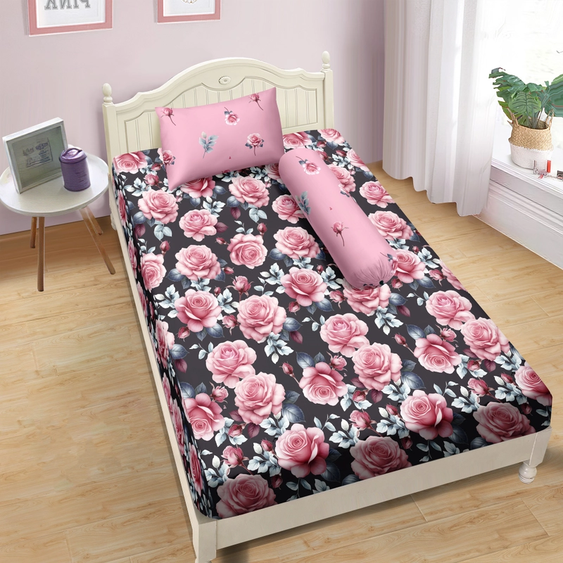 Product image LADY ROSE OFFICIAL - Aloha Max x Ayu Ting Ting Bed Cover Set Sahla 120x200x25 Single Fitted
