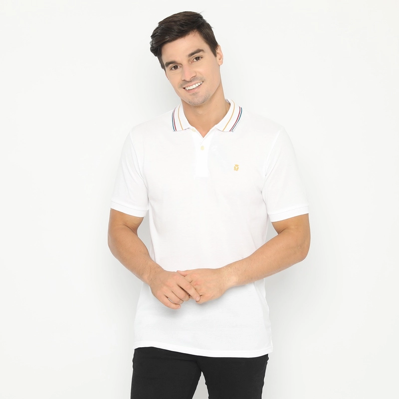Product image MATSUDA APPAREL - Kaos Polo Shirt Pria Kerah Ikoma S WHITE