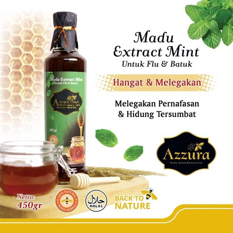 Product image Madu Azzura - Madu Extract Mint 300 gr