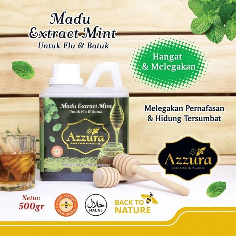 Product image Madu Azzura - Madu Extract Mint 300 gr