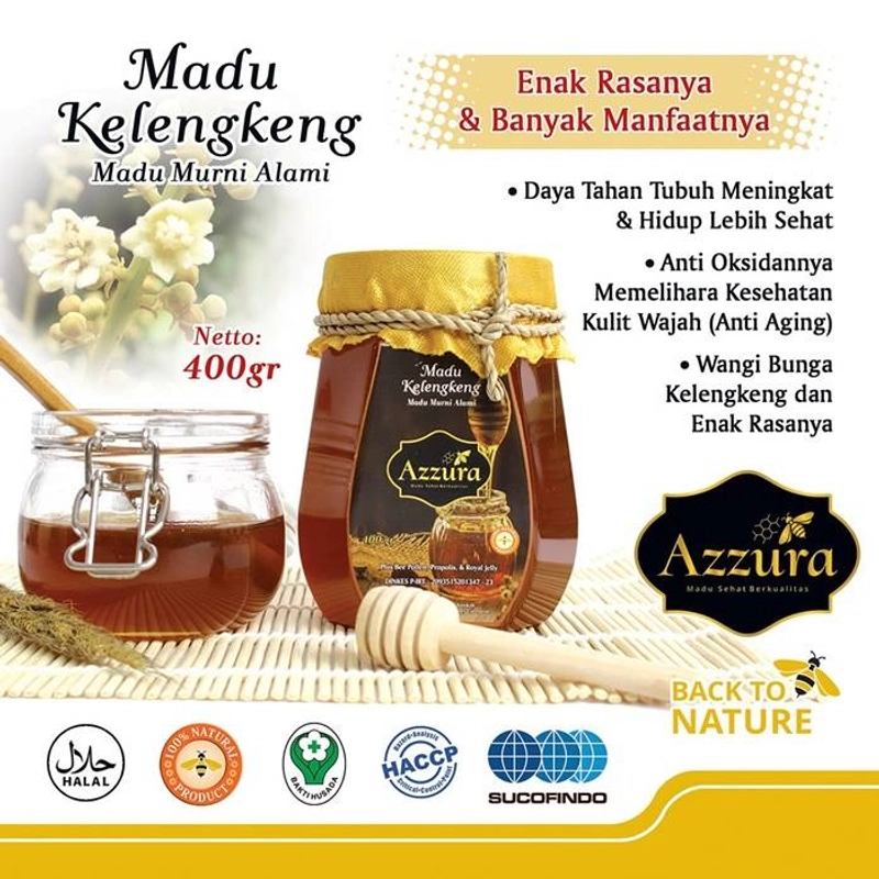 Product image Madu Azzura - Madu Kelengkeng 200 gr