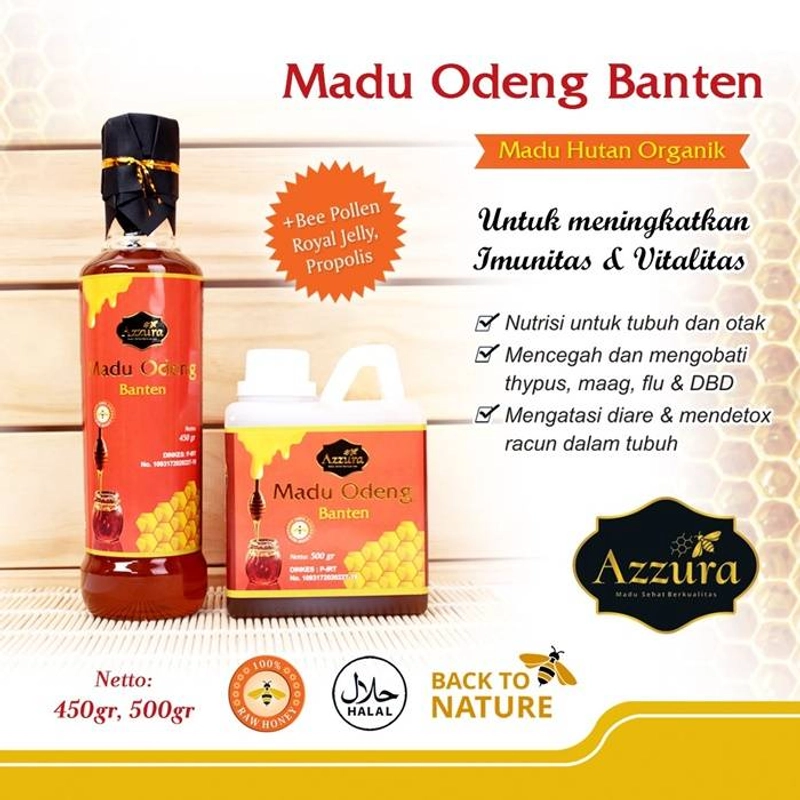 Product image Madu Azzura - Madu Odeng Banten 300 gr