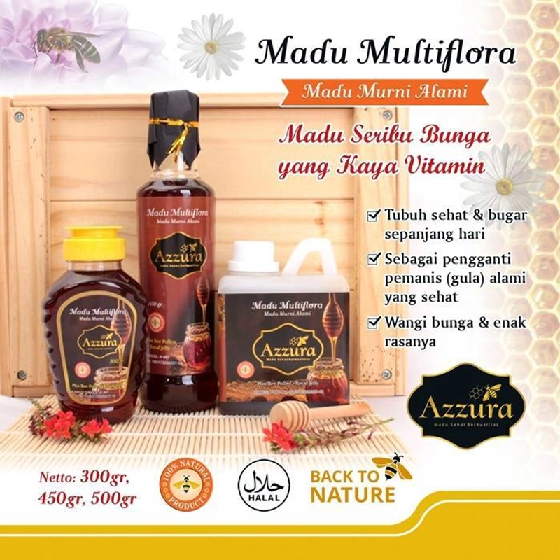 Product image Madu Azzura - Madu Multiflora 100gr Multiflora