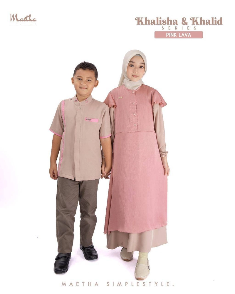 Product image Gamis Anak Khalisha Series X6S Pink Lava