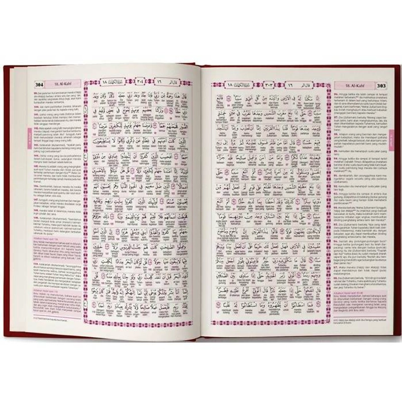Product image Maghfirah Pustaka - Ar-Rahmaan - Tafsir Quran Perkata A4 ( hc ) BIRU
