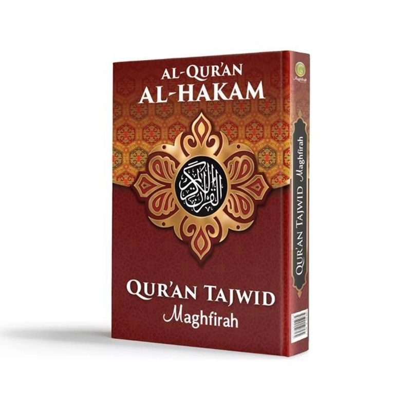 Product image Maghfirah Pustaka - Al-Hakam Quran Audio Bersanad Tajwid Non Terjemah Pelangi A4 Maroon