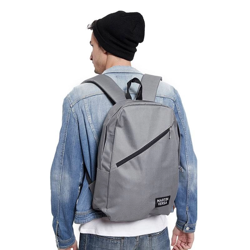 Product image Martin Versa Tas TR13 Ransel Pria Laptop / Macbook Kanvas 42 x 28 x 15cm Abu Abu